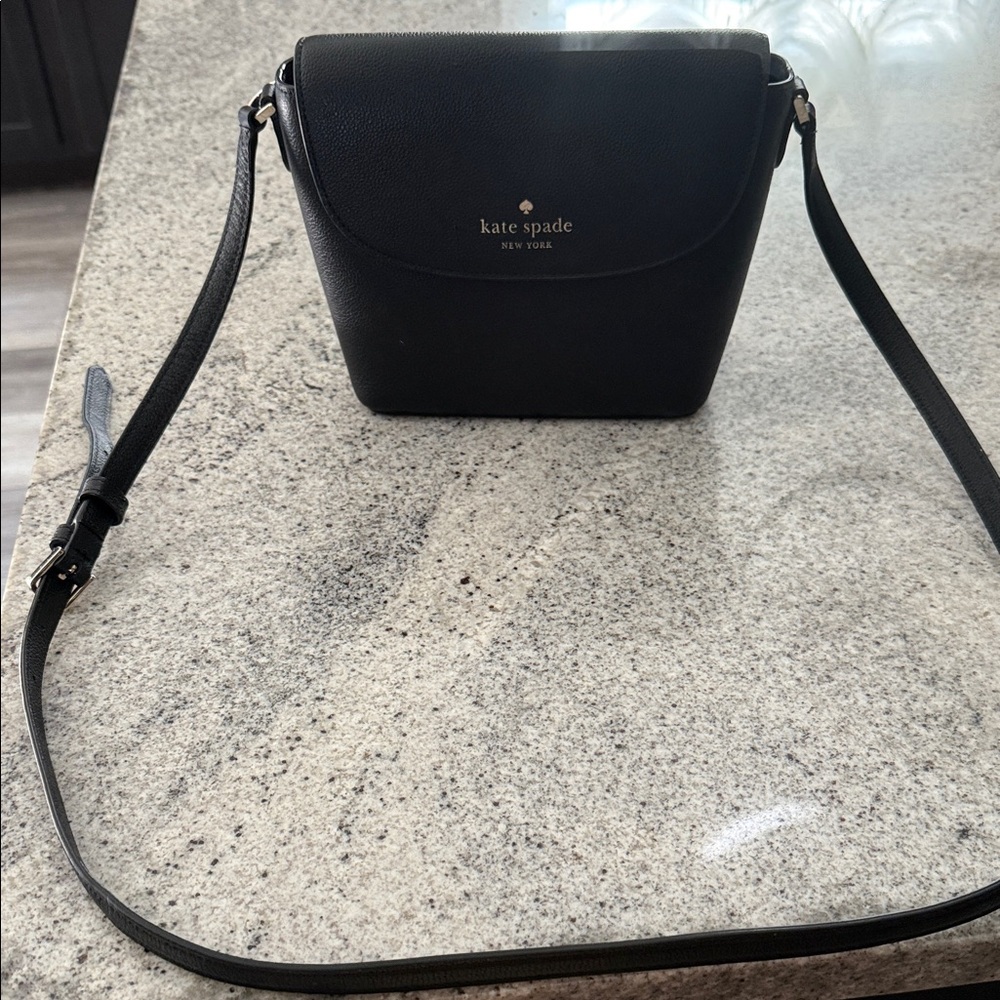 Kate Spade Black Leather Crossbody Bag